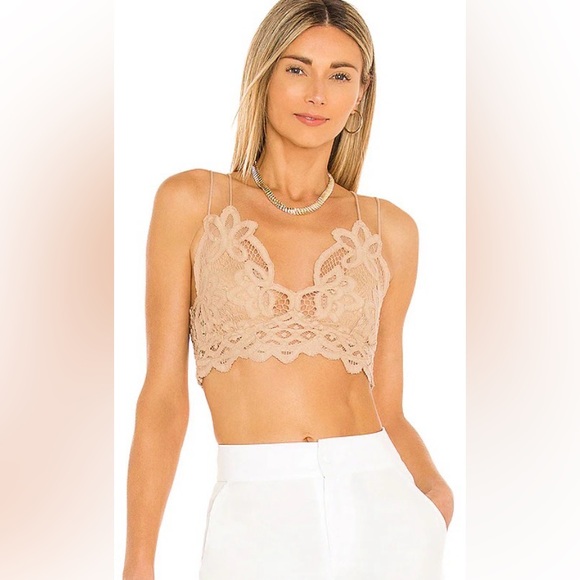 Free People Other - Free People Adella Bralette in Nude Size XS-32”